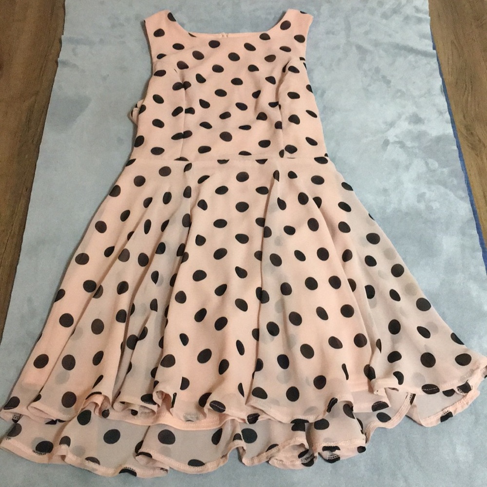 Baby Pink Polka Dot Dress